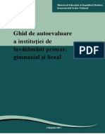 Ghid de Autoevaluare A Instituțiilor de Învățământ Primar, Gimnazial Și Liceal