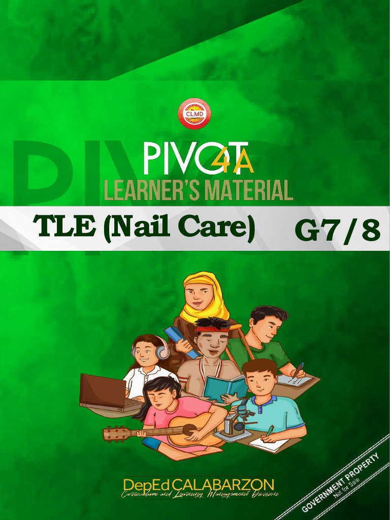 TLE (Nail Care) G7/8 Key Stage 3 SLM PDF Disinfectant Nail (Anatomy)