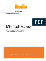 Microsoft Access 2016 Manual en Espanol