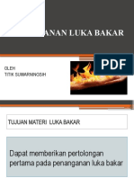 Penanganan Luka Bakar (TTK)