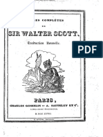 Scott, Walter (Sir) - Traduction Nouvelle T09 Biographie Littéraire Des Romanciers Célèbres Vol. 1