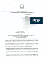 SE Kadisdik No. 69 Tahun 2021 Tentang Jadwal Perpanjangan Penginputan E-RKAS BOP Dan BOS Pada Satuan Pendidikan Negeri T.A. 2022