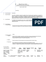 Colegio de San Juan de Letran Management Accounting Course Outline