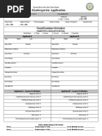 DSWD 4Ps Beneficiary Data Update Request Form Page 1 | PDF