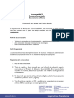 Convocatoria Composición