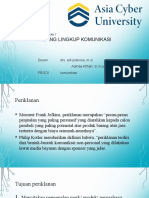 Pertemuan 7 Ruang Lingkup Komunikasi