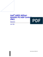 Intel 440ex Agpset: 82443ex Pci Agp Controller (Pac) : Datasheet