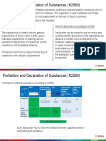 Prohibition and Declaration of Substances (N2580) : Internal