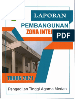 Laporan Pembangunan Zona Integritas Tahun 2021