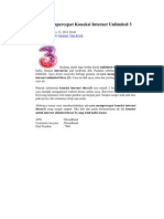 Download Cara Mempercepat Koneksi Internet Unlimited 3 by Winda Widiastuti SN58603174 doc pdf
