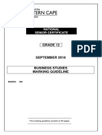 Business Studies Sep 2018 Memo PDF