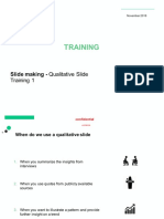 Training: Slide Making - Qualitative Slide