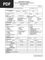 Application Form: Philippine Registry For Persons With Disabilities Version 4.0