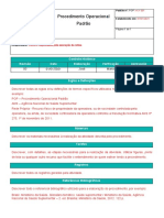 PRQ - Controle de Documentos e Registros - Informação Documentada - Anexo I - Modelo de Procedimento Operacional Padrão