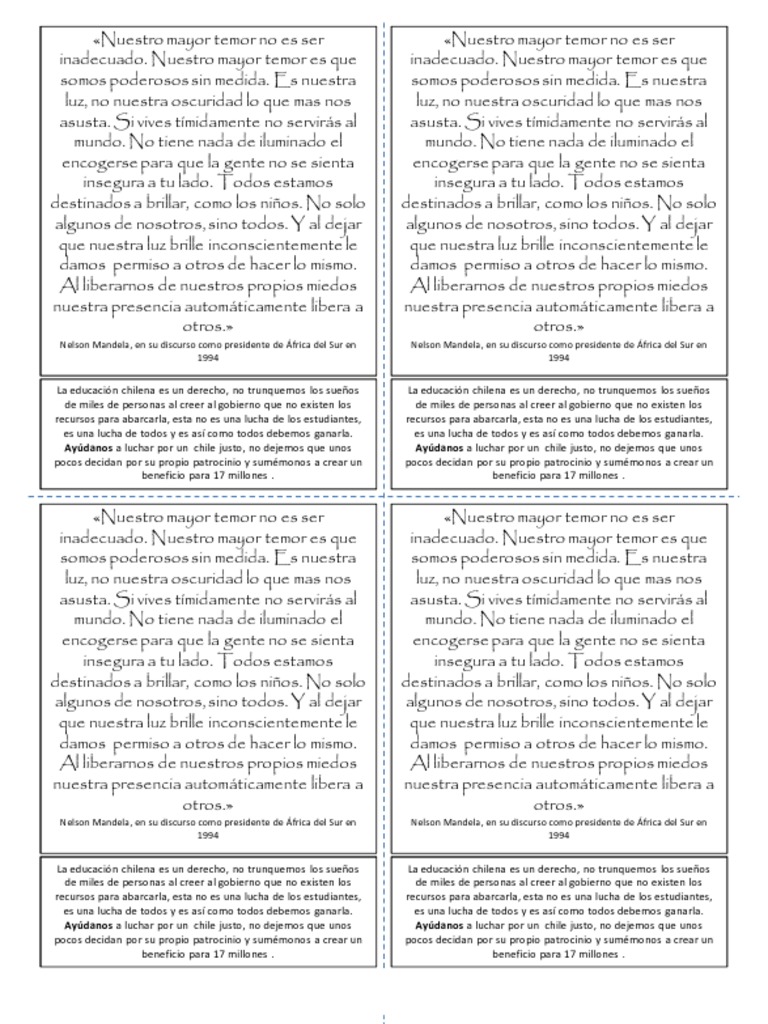 Nuestro Mayor Temor Original | PDF