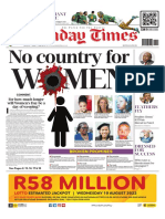 Sunday Times Front Page - 7 August 2022