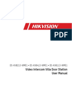 Video Intercom Villa Door Station User Manual