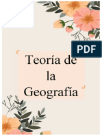 Teoria de La Geografia