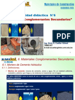 Tema6 MaterialesConglomerantesSecundarios MaterialesConst Ing ErickCuellar