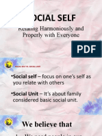 Social Self: Relating Harmoniously and Properly With Everyone