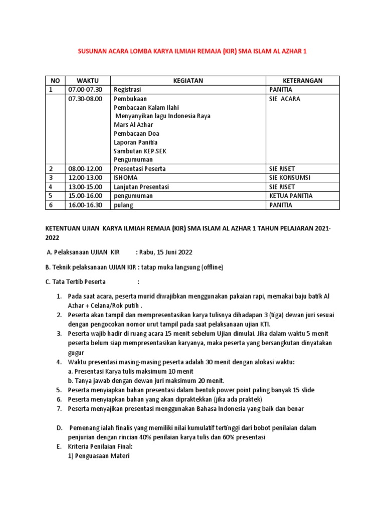 Para siswa SMK dan SMA berpartisipasi dalam acara lomba ilmiah