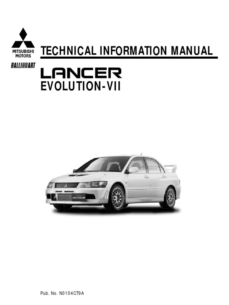 Mitsubishi Lancer Evolution VII Manual | PDF | Fuel Injection