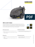 Hidrolimpiadora Trifasica Agua Caliente Karcher Hds 11-18-4sbasic