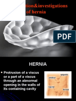 Classification & Investigations of Hernia