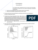 BT 301 Biophysics Tutorial Sheet-VI: Hint: You Are Given