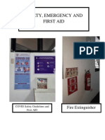 Safety, Emergency and First Aid