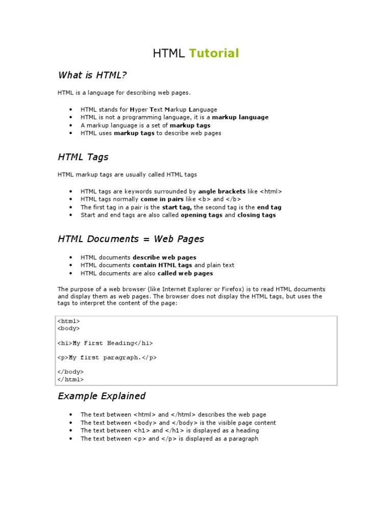 HTML Beginer | PDF