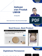 Digitalisasi Pemasaran Produk Umkm