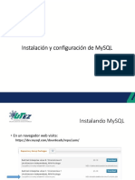 Instalacion y Configuracion de MySQL