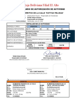 Formlario de Autorizacion