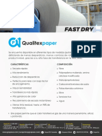 Fast Dry Qualitex Paper - Grupo ESS