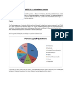 AIEEE 2011 - Offline Paper Analysis: Physics