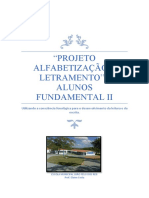 Projeto Alfebatização e Letramento Fundamental II