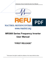 MR390I User Manual - Mactrol-Refu