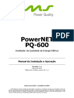 PowerNET PQ-600 Manual de Instalação e Operação