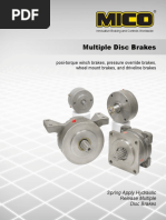 Multiple Disc Brakes: Posi-Torque Winch Brakes, Pressure Override Brakes, Wheel Mount Brakes, and Driveline Brakes