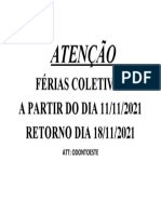 Ferias Coletivas