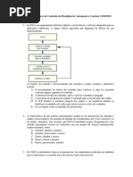 Atividade de Reforço de Conteúdo da Disciplina de Automação e Controle 12-02-2022