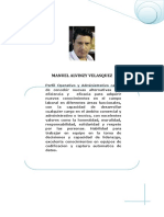 Perfil profesional Manuel Alvinzy Velasquez tecnólogo sistemas experiencia Codetech SAS