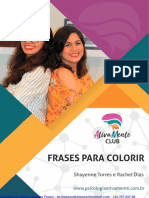 Frases Colorir Atividade