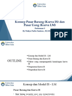 Materi 5 - Konsep Pasar Barang (Kurva IS) Dan Pasar Uang (Kurva LM)