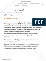 ¿Qué Es Six Sigma - Lean Solutions