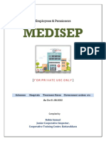 HAND BOOK ON MEDISEP As On 01-08-2022