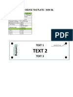 PR Tag Plate NGBC Crisis