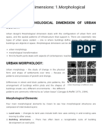Urban Design Dimensions - 1.morphological Dimension