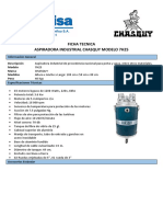 Ficha Tecnica Aspiradora Chasquy 7H25